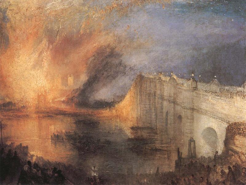 J.M.W. Turner The Burning of the Houses of Parliament oil painting image